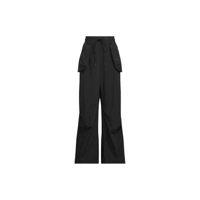 Parachute Tracksuit Bottoms High Waist Loose Waterproof Casual Pants Women Bottoms Black JI7542