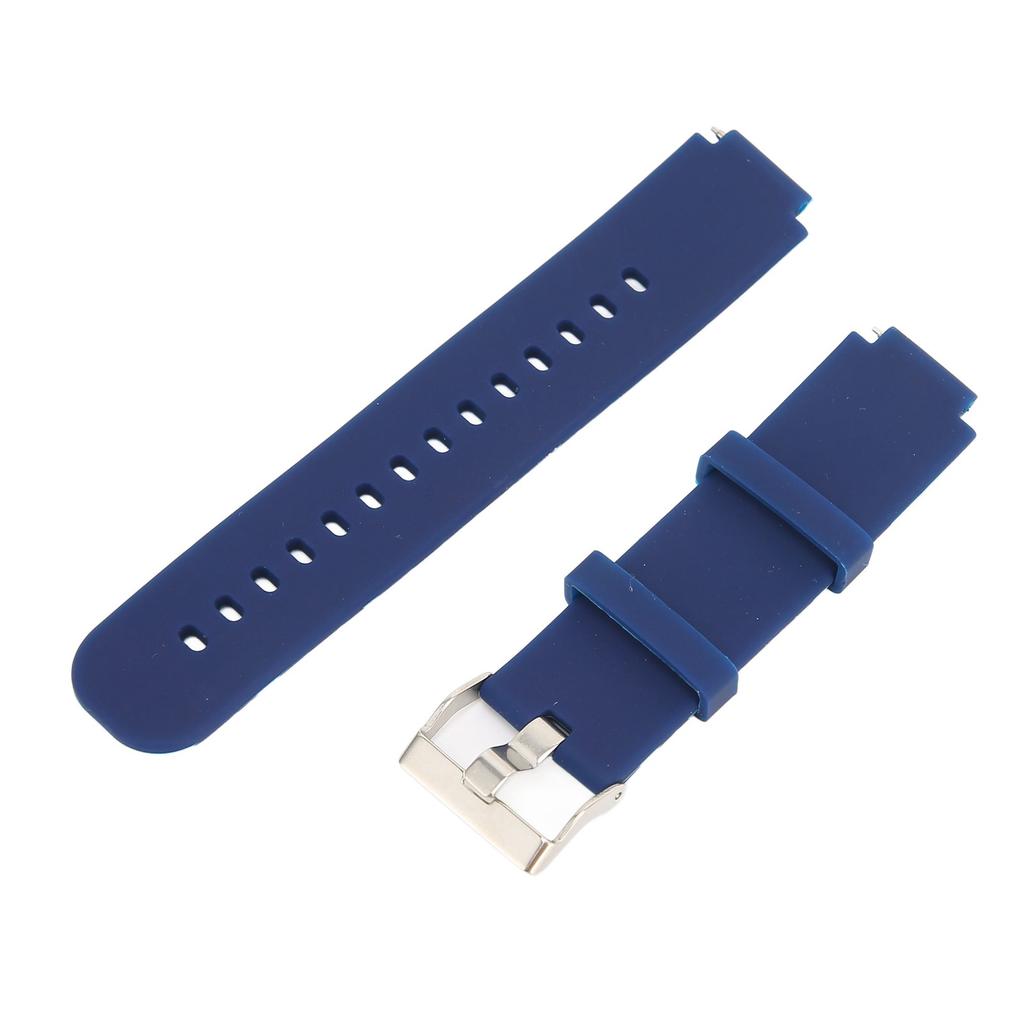 Silicone Watch Bands Strap Wristband Replacement for Amazfit Smart Watch Verge 2 A1807Midnight Blue
