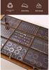 Walnut Wood Large Jewelry Box - Anti-Oxidation Storage for Rings, Earrings, Necklaces, and Bracelets
