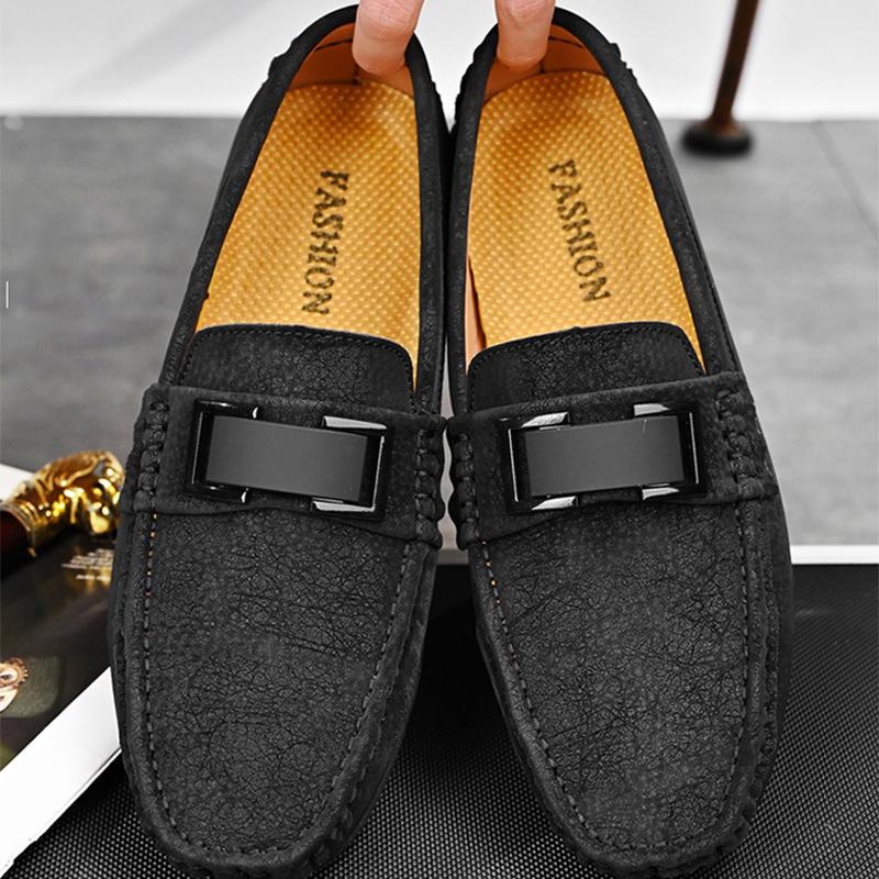 Spring and Summer Oversized Bean Shoes, Casual Men's Shoes, Lazy Driving Shoes, Fashionable and Breathable Shoes