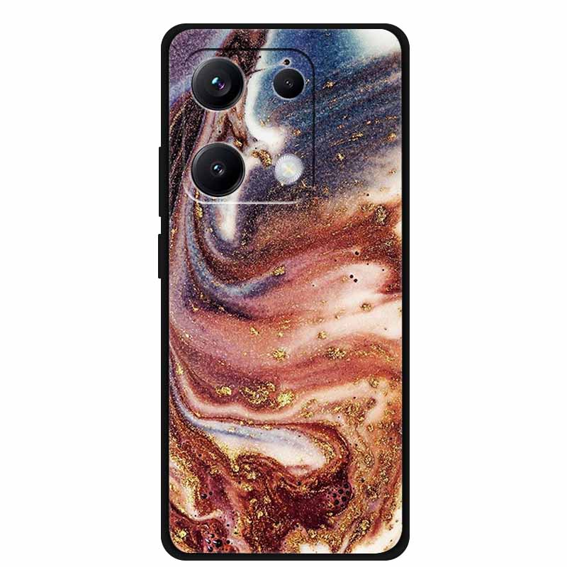 For Redmi Note 14S Case Note14S Marble Back Soft Cover Bumper TPU Phone Case For Xiaomi Redmi Note 14 S Silicone Shells Funda