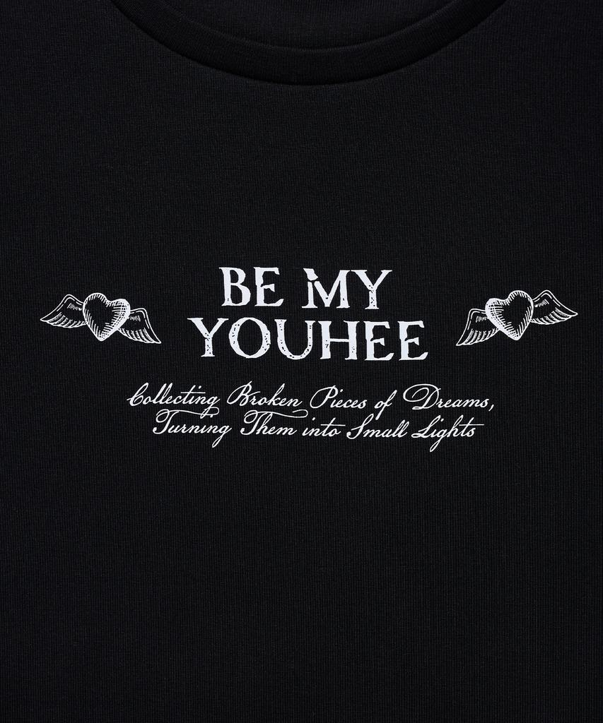 YOUHEE Heart Wing Graphic T-Shirt_Black