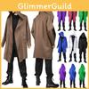 Versatile Death Hooded Capes Long Sleeve Wizard Cloak For Halloween Cosplay Fun