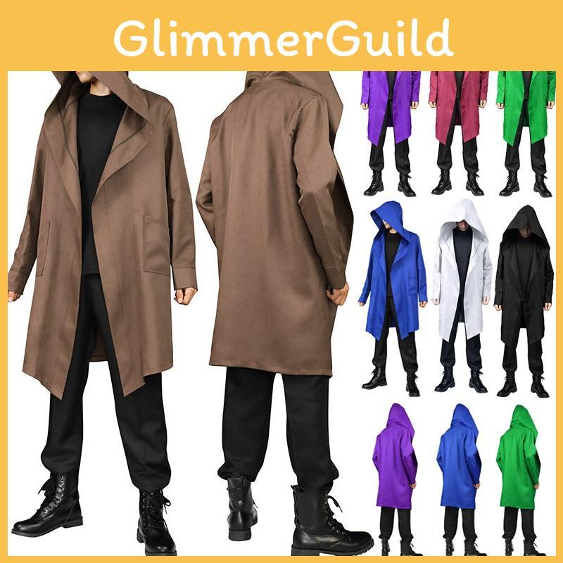 Versatile Death Hooded Capes Long Sleeve Wizard Cloak For Halloween Cosplay Fun