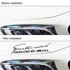 For BMW Car Stickers Car Hood Light Eyebrow Decals Reflective Decoration Accessories For BMW Performance F25 F26 F16 E90 E91 E92
