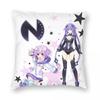 Hyperdimension Neptunia Neptune Pillowcase Polyester Linen Velvet Printed Zip Decorative Pillow Case Room Cushion Cover