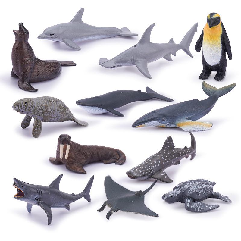 Set de modele de dinozauri Jurassic cu gel moale - Jucării din lumea oceanică cu animale sălbatice pentru copii