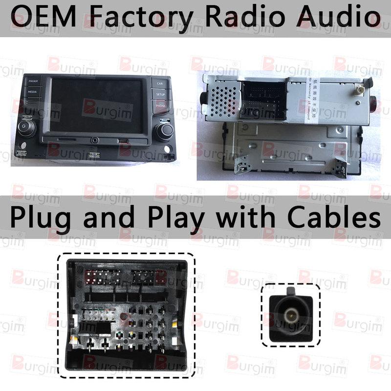 Car Radio Fascia Frame For Volkswagen VW Passat B8 Arteon 2014- 10 Inch 2DIN Stereo Panel Harness Power Cable Adapter Canbus