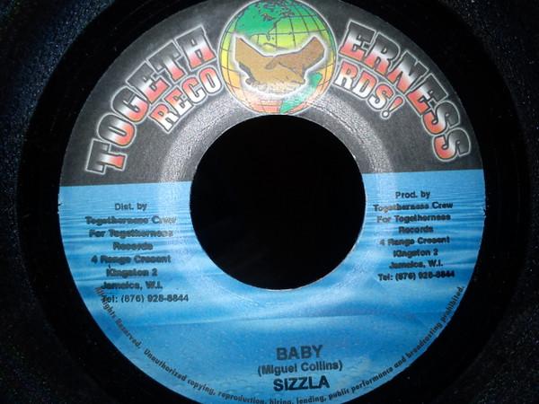 

7inch Record SIZZLA - Baby NONE Togetherness Re 2004 Jamaica Reggae, Ska & Dub Used