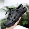 Fashion Men's Elastic Band Hiking Sandals Brand Mens Breathable Outdoor Shoe Man Slip-on Casual Shoes for Men Comfortable Barefoot Shoes