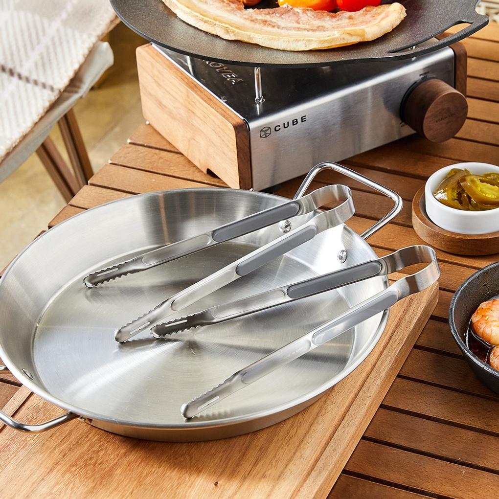 Easy Cooks Mehrzweckzange M Grau 25cm_CK1923004