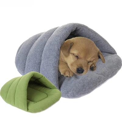 WOYYHO Canis para Animais de Estimação Domésticos Inverno Quente Lã Sacos de Dormir para Gatos Cachorro Cama para Cães Pequenos com Almofada Casinha para Animais de Estimação