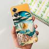 Schöne Hülle mit Aufdruck für OPPO A17 (CPH2477) Weiche Silikon-TPU-Rückabdeckung für Oppo A17 A 17 4G Handyhüllen