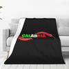 Kalabrien Peperoncino Design, dreifarbig Italien Decke Super Weiches Fleece Sofa Überwurfdecke für Zuhause Reise Überwürfe Bettbezug Steppdecke