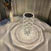 In Stock Luxury Rose Crystal Touch Lamp - Decorative Night Light for Bedroom