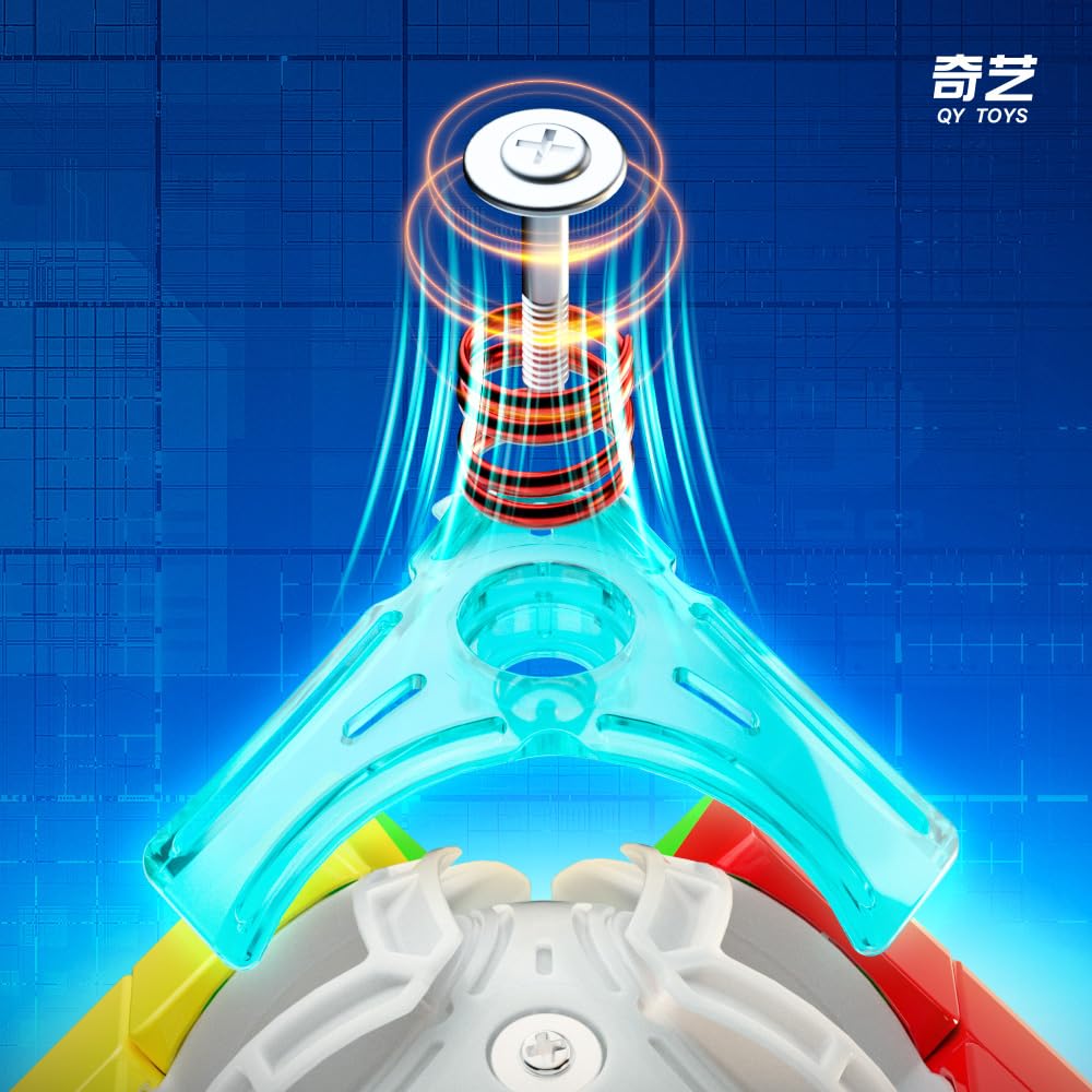 QY Racing Void Cube 3x3 [Pouch Included/Authentic] Stickerless Void Cube (3x3 Magnetic UV)