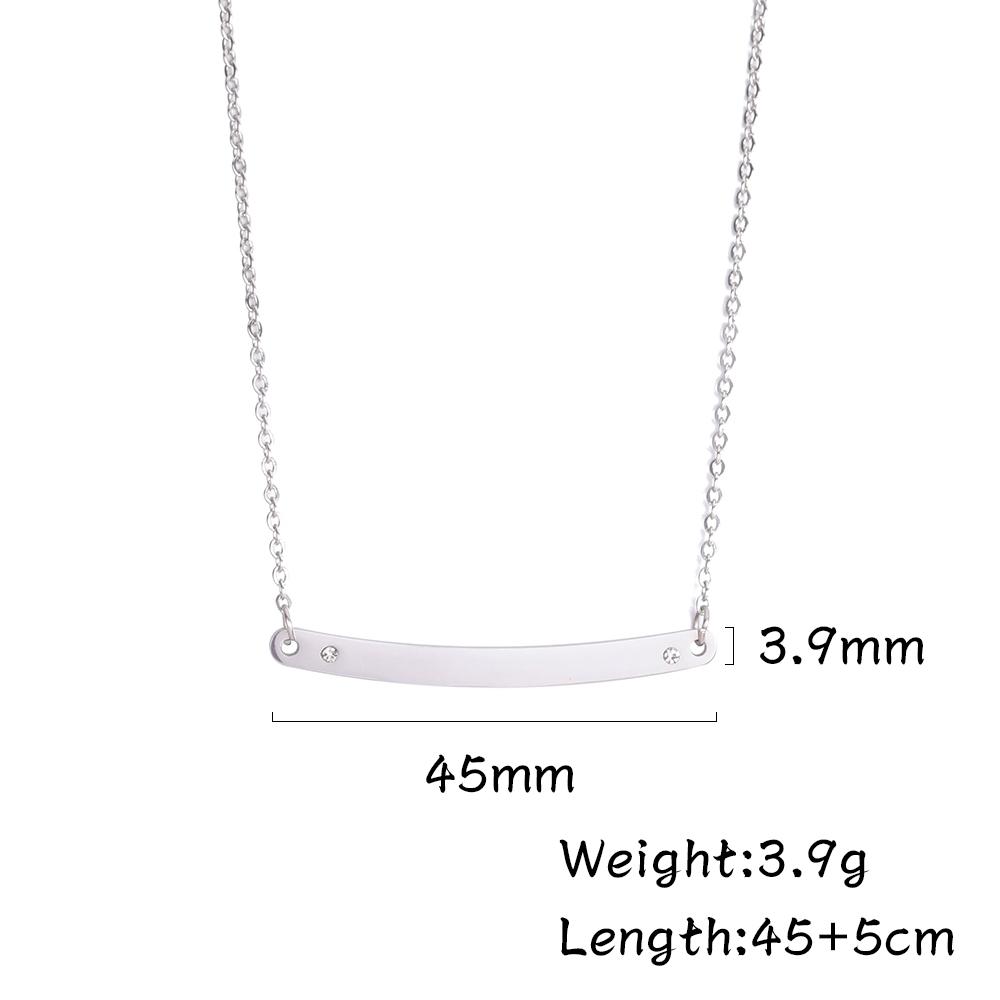Geometric Round Heart Choker Necklace for Women Stainless Steel Minimalist Simple Clavicle Neck Chain Jewelry