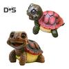 Turtle Garden Statue Resin Turtle Tabletop Ornament Cartoon Turtle Figurine for Yard Patio Planter Home Indoor Decoration