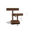 Supporto Espositore per Orologi in Legno a 6 Scomparti Torre Organizer per Gioielli per Braccialetti Collane Contenitore per Comodino