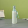 500ml Edelstahl Thermoskanne Einzigartiges Design Reisebecher Kleine Öffnung Auslaufsicher Wasserflasche für Auto-Getränkehalter Wandern Fitnessstudio Flasche