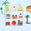 Dollhouse Cake Cabinet, Mini Dessert Storage Rack, Multifunctional Decors, Pretend Toys, Food