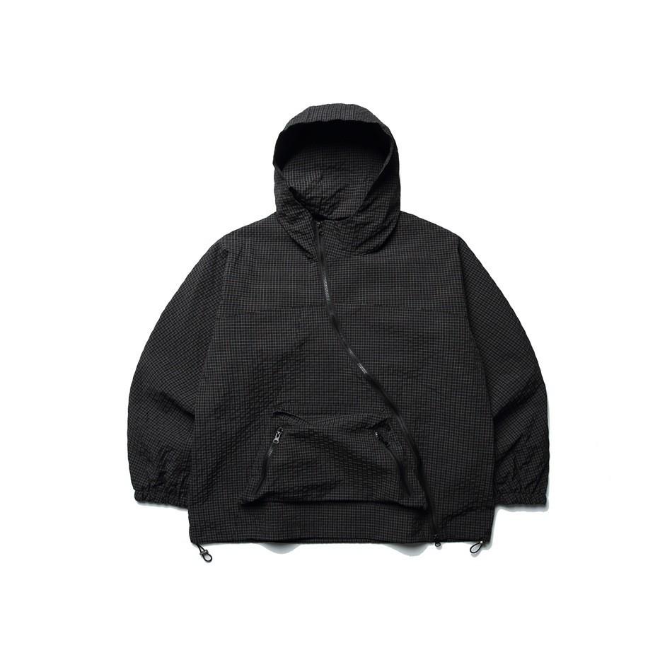 NEVIRALER Men`s Retro Asymmetrical Zipper Windproof