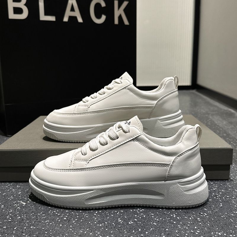High value, ultra-light low heel, middle heel, student version, strap, outer wear board women's shoes, sports little white shoes, soft sole