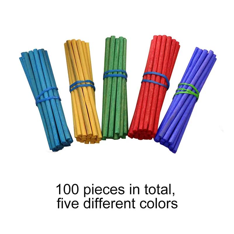 

Counting Sticks Geometric Block Children Mathematical Enlightenment Developmental Toys Plastic/Wood Calculate Focus Training TMZ