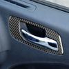 4Pcs Carbon Fiber Interior Door Handle Cover Trim Fits Dodge Charger 2015-