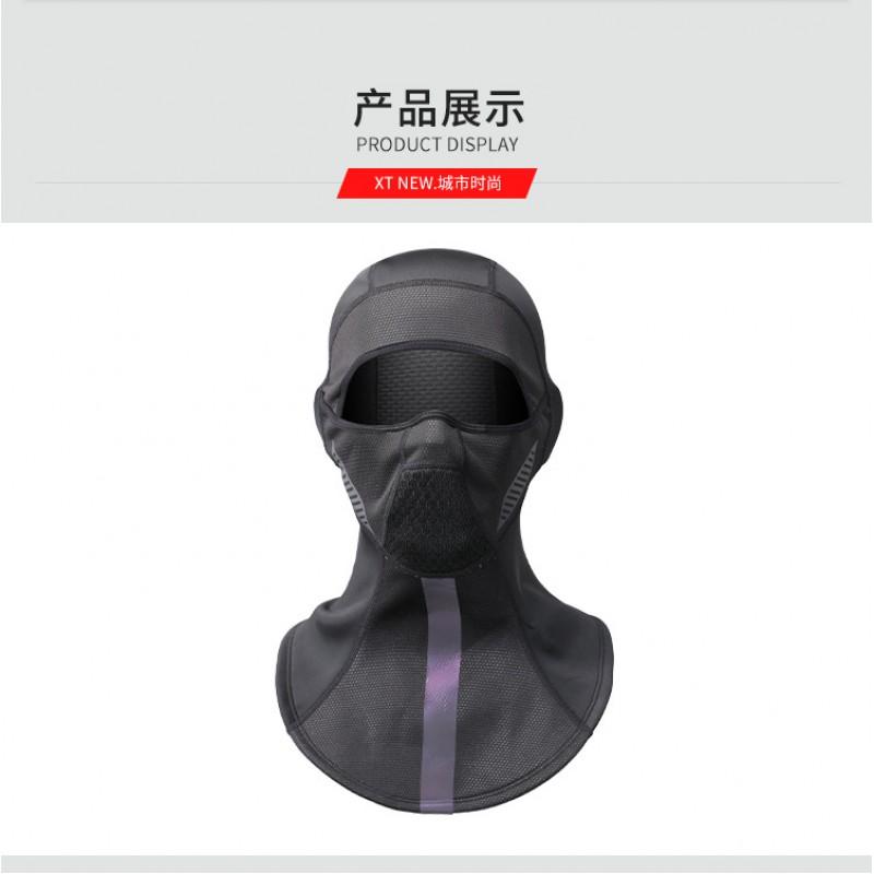 Windproof Cold Weather Face Mask Cycling Motorcycle Skiing - Unisex Fleece Lined Head Cover