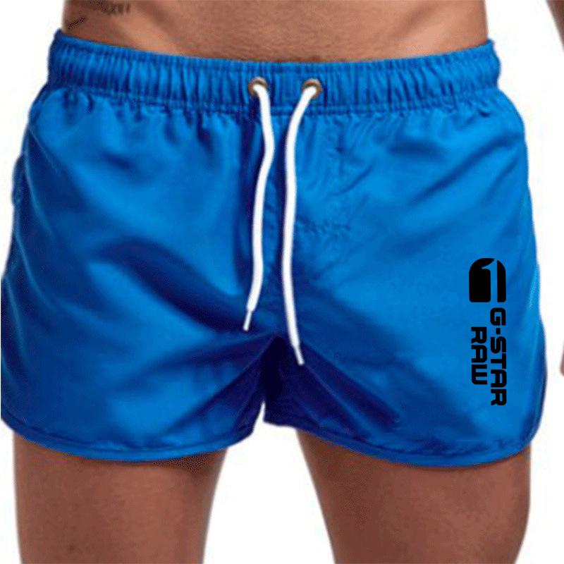 Herren Sommer Mehrfarbige Dreiviertel Strand- & Sporthosen