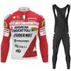 Lente Herfst Androni wielrennen Wielertrui Set Lange Mouw 2026 Italië Tour Wielerkleding Heren Racefiets Pak MTB Broek Kleding