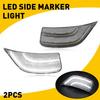 Clear White Bumper Side Marker Light For GMC Yukon Chevy Tahoe Suburban Escalad