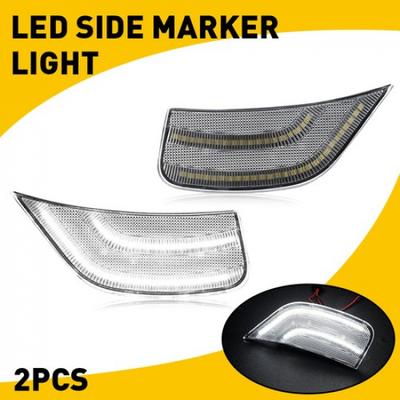 Clear LED Side Marker Lamps Light For -223 GMC XL Yukon Chevy Tahoe Suburban