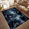Gothic Style Floor Rug Office Rug Perfect for Foyer Game Room Kitchen Living Rooms Anti-slip Rug Office Home Decor Perfect Gift for Women/Men