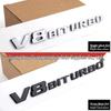 Kompatibel mit Mercedes V8 Turbo Kotflügel-Emblem | V6 V8 V12 Biturbo Twin-Turbo Heck-Emblem.