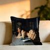 Rapper CCardi B Pillow Case Square DoubleSided Sofa Cushion Cover Bedroom Bedside Pillow