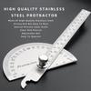 Protractor Angle Ruler 180 Degree Semi Circular Carpenter Angle Ruler 14cm Dividing Gauge for Precision Measurement 1PC