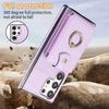 Crossbody Leather Phone Case for Samsung S23 FE S24 S22 Plus S25 Ultra A15 A33 A25 A16 A06 A36 A26 A56  Wallet Card Holder Cover