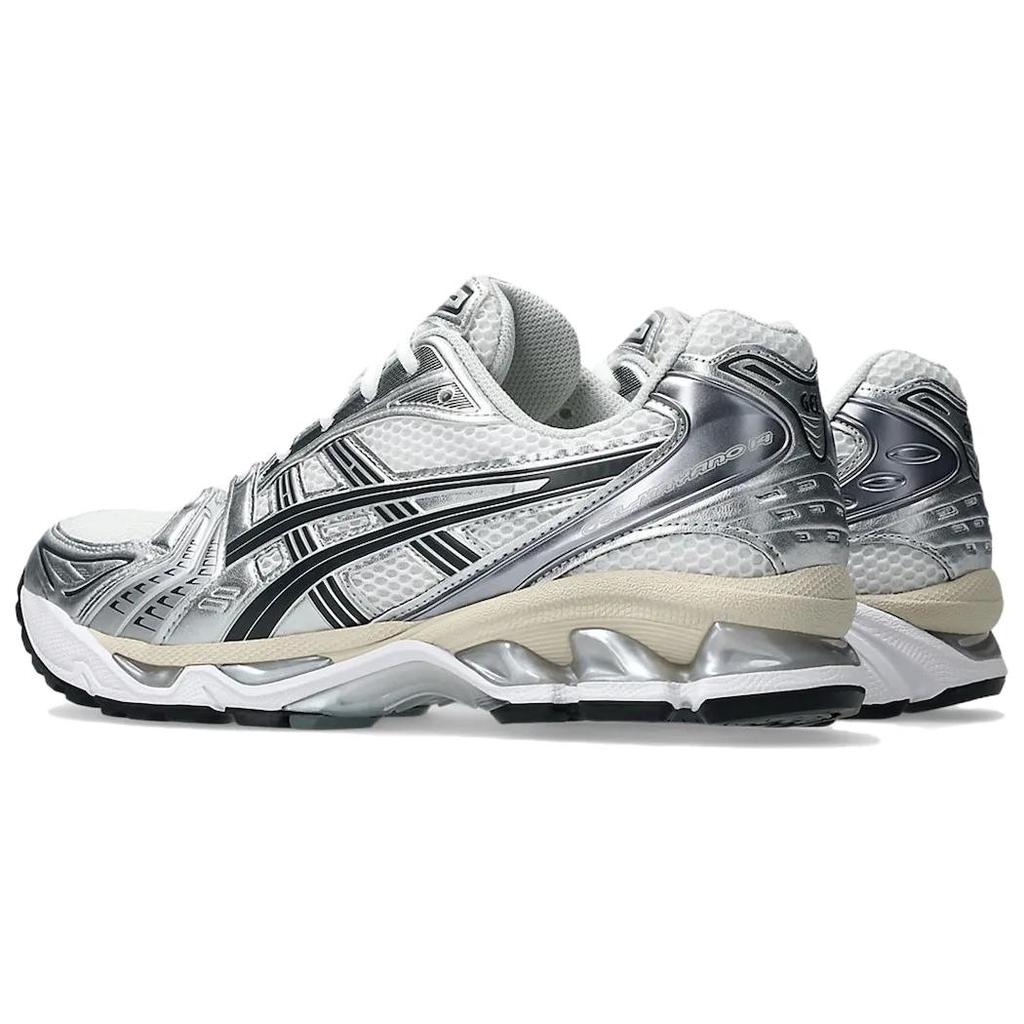 Asics Gel Kayano 14 Hvit Grafittgrå Unisex Sneakers Sølv 1203A537-110