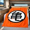 1pz Coperta in Flanella con Stampa Dragon Ball Super, Alta Qualità per Tutte le Stagioni, Decorazione per la Casa, Calore e Comfort, Perfetta per Regali di Natale