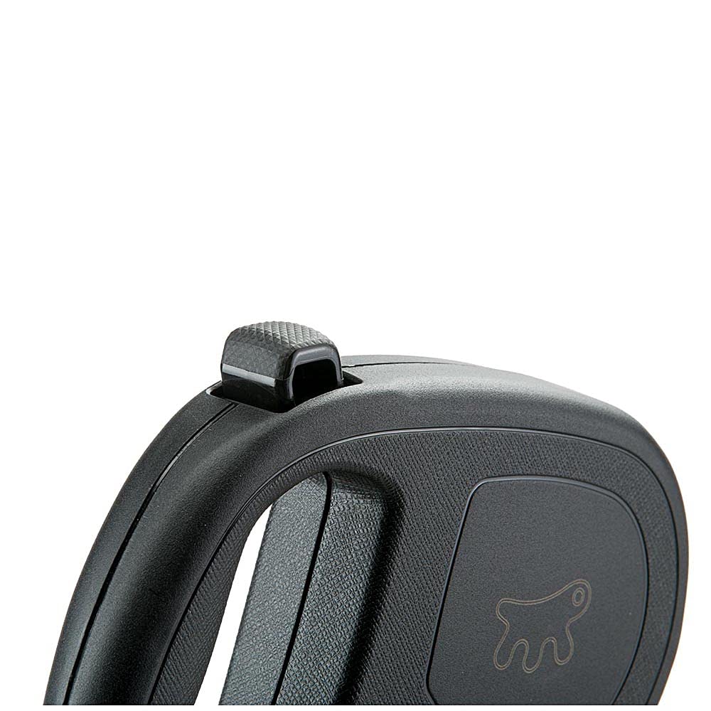 Indragbart koppel Flippy One S Snortyp Svart Hundpromenadprodukter Promenadtillbehör Gå Ut Promenadprodukter 4,5m