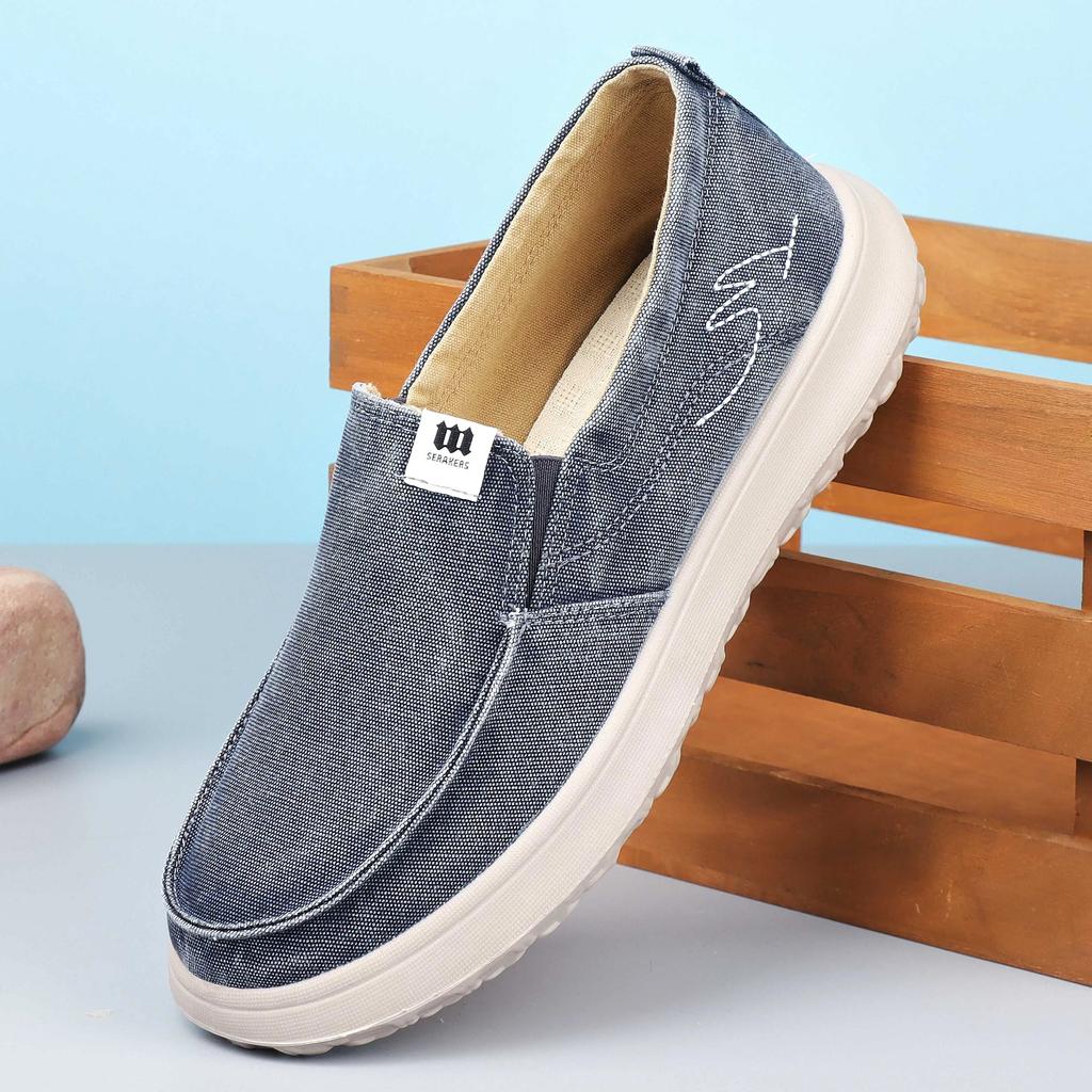 Fashion Men's Outdoor Casual Sneakers Slip-on Breathable Mesh Comfort Lightweight and Easy To Wear Walkout Shoes Tenis Masculino Male