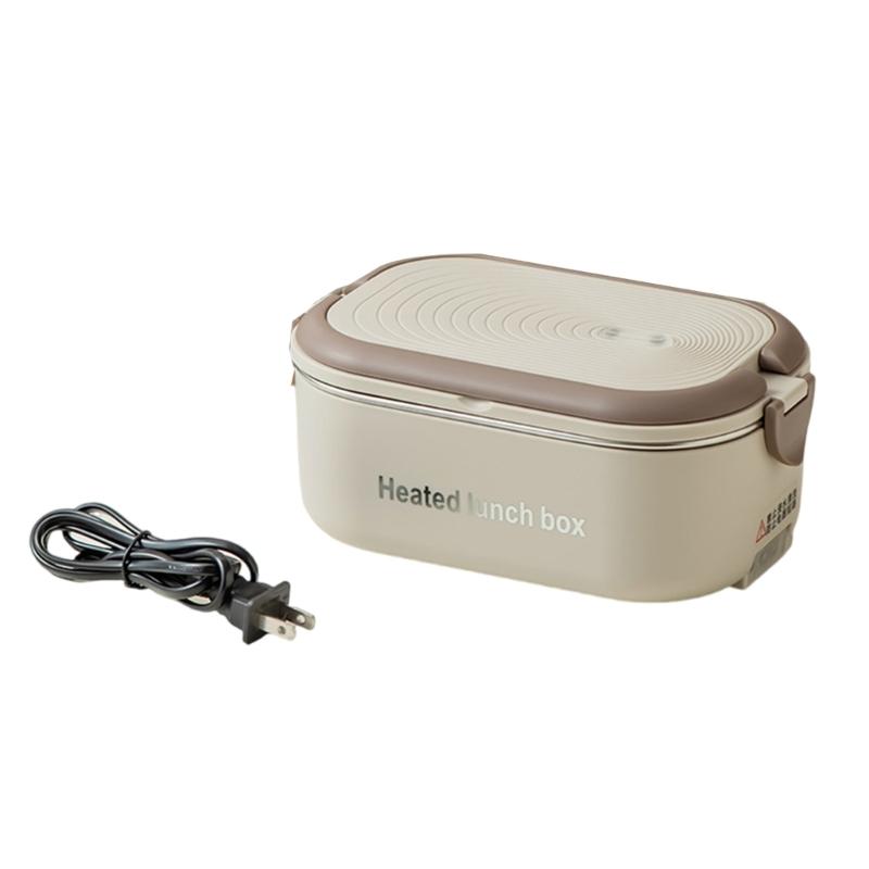 

Electric Food Warmer Insulated Lunch Container With Heating Technology For Home Work коричневий