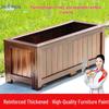 Woeer Garden Outdoor Anti-Corrosion Wooden Planter Box