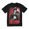 Printed Tshirt featuring stills from the popular TV series Dexter Loose Fit  Pure Cotton AllSeason Streetwear Tshirt