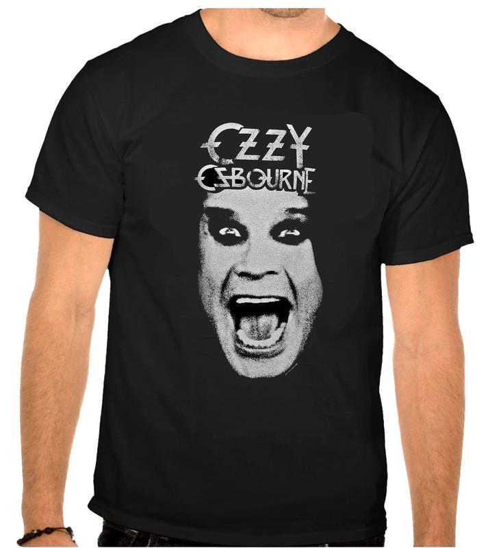 Ozzy Osbourne Metal Rockmusik Logotyp Svart Unisex T-shirt