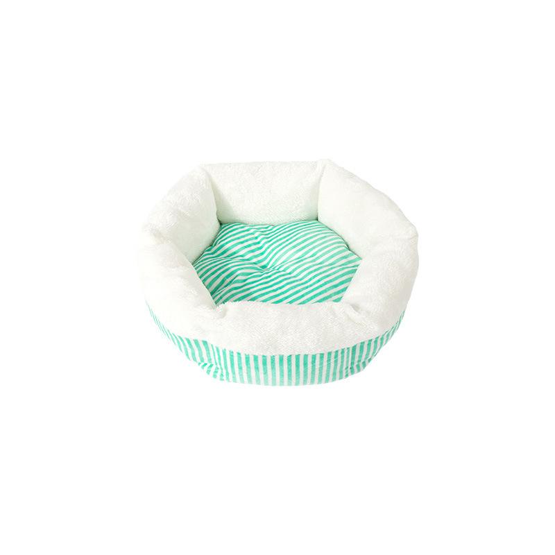 Supplies Cat Pet Dog Nest Striped Hexagonal Comfortable Soft Non Universal Slip