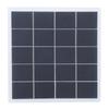 Outdoor Portable 4W 5V Polycrystal Solar Battery Panel Laminated Board with DC Interface Charging 3.7V Battery Garden Light