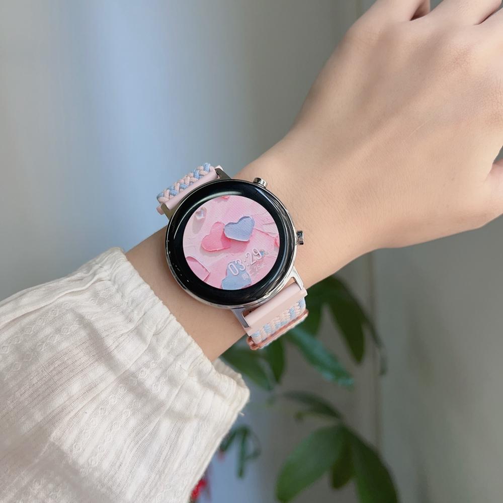 Correa Band For Samsung Galaxy Watch 7 FE 5 Pro 4 6 Classic 44mm 40mm Nylon Braided Sport Bracelet Correa Galaxy Watch 7 Strap